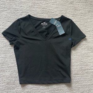Black Hollister Black Baby Tee